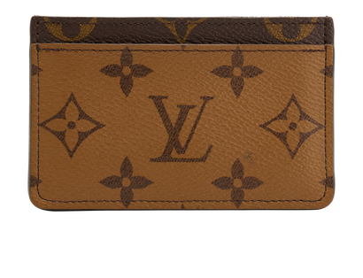 Louis Vuitton Card Holder, &pound;180, Accessories, Brown, Canvas, Front view